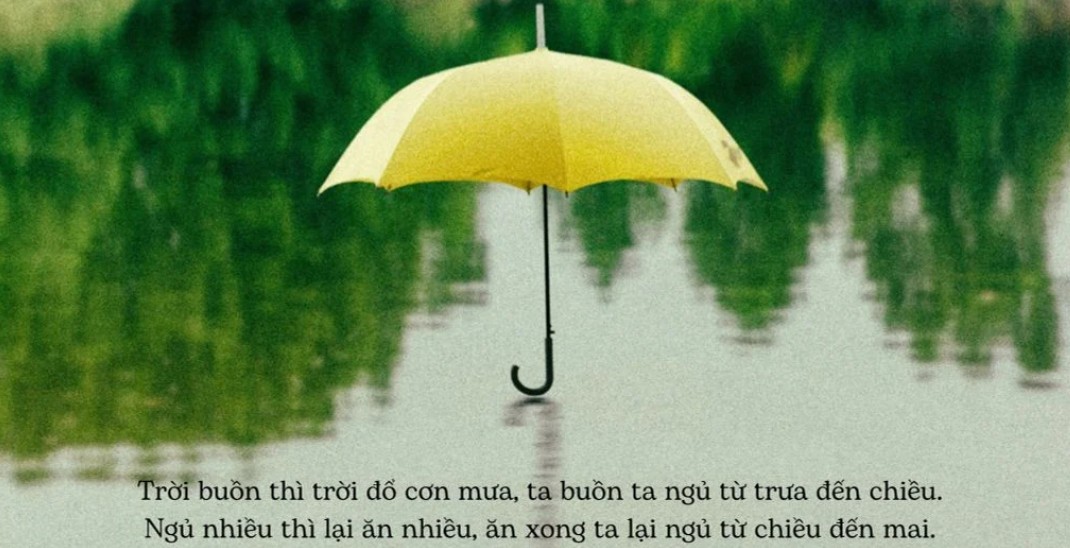 Cap Thả Thính trời mưa