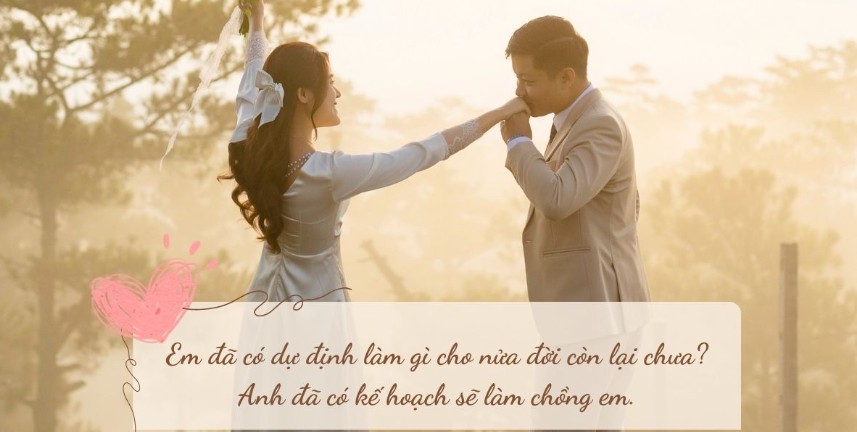 Cap Thả Thính Đám Cưới