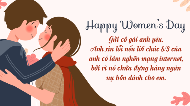 Lời chúc 8/3 cho người yêu